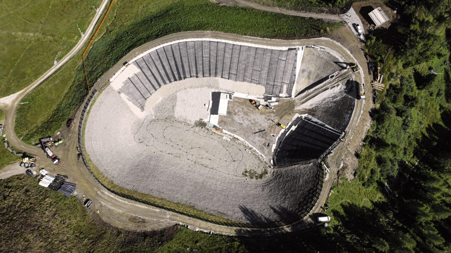 Bautechnik Tief Landschaftsbau Speicherbecken 1